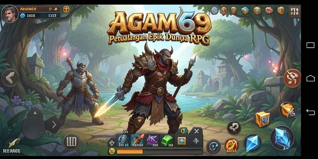 Screenshot utama gameplay AGAM69 yang menarik dan penuh aksi.