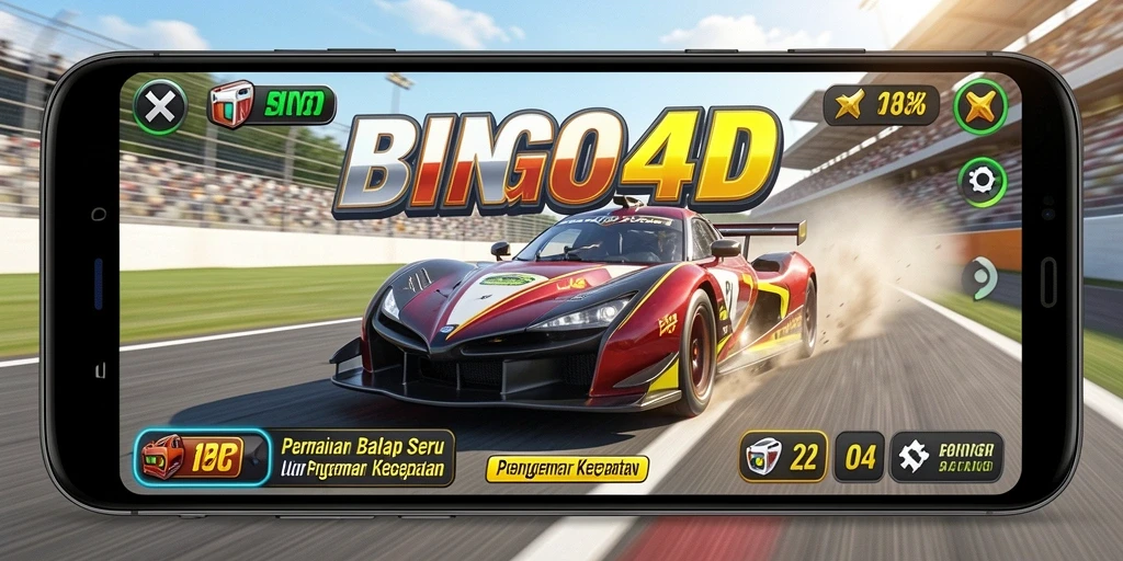 Gameplay BINGO4D menampilkan balapan yang mendebarkan dan grafis yang luar biasa.