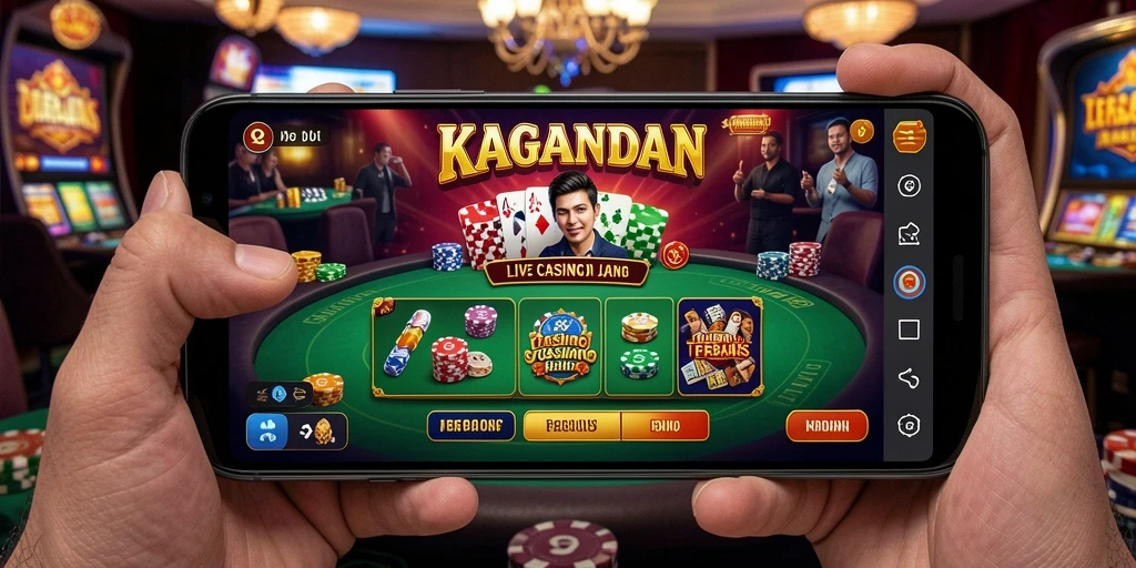 Tampilan menarik dari gameplay Live Casino KAGANDAN