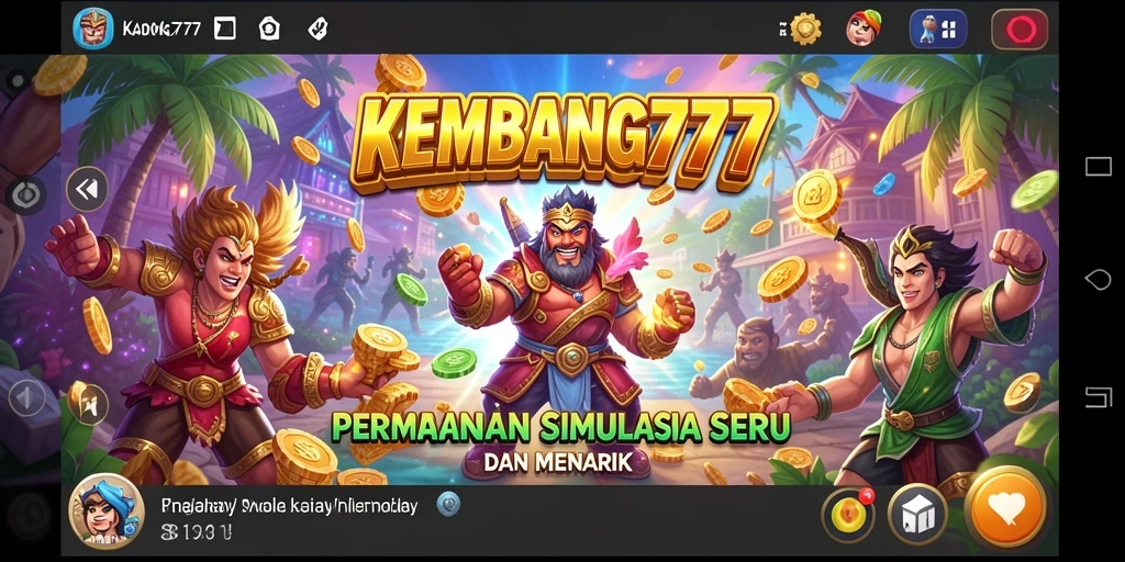Tampilan gameplay KEMBANG777 dengan interaksi yang dinamis.