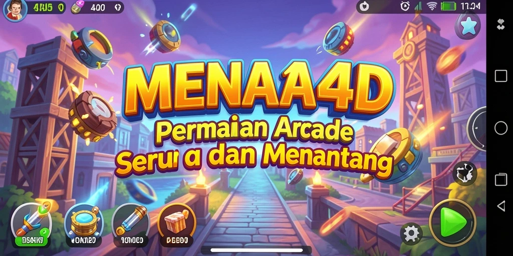 Tampilan menarik dari gameplay MENARA4D yang menegangkan.