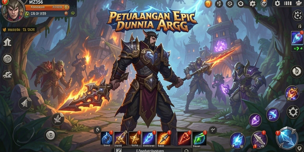 Tampilan gameplay penuh aksi dalam MZ356, siap menantang musuh.