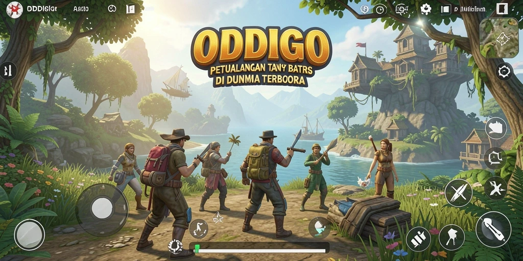 Gambaran menarik dari gameplay ODDIGO yang seru dan penuh petualangan.