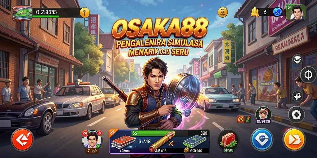 Tampilan gameplay OSAKA88 yang imersif dan penuh warna.