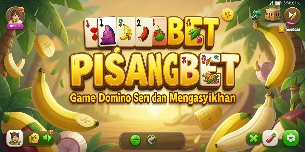 Tampilan aksi seru dalam game Domino PISANGBET.