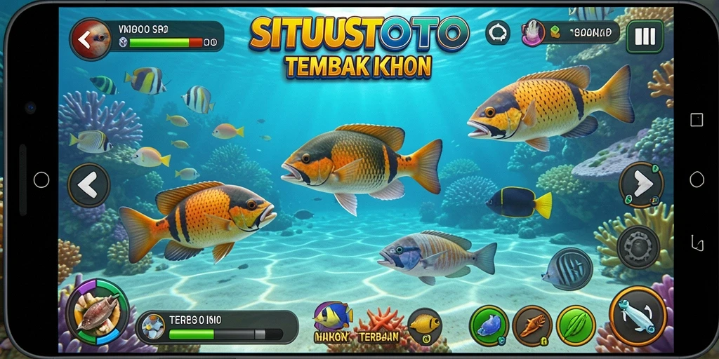 Menampilkan gameplay seru Tembak Ikan dengan grafis menawan.