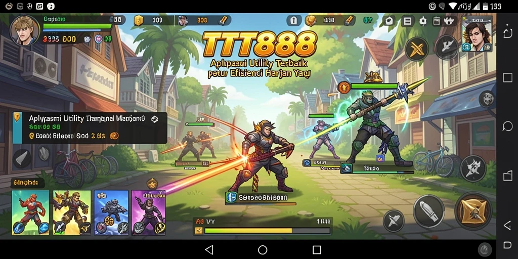 Screenshot utama TTT888 menampilkan fitur-fitur Utility yang intuitif.